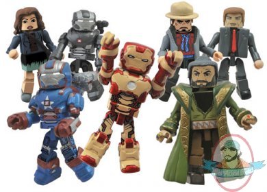 Marvel Minimates Series 49 Iron Man 3 Set of 8 Diamond Select