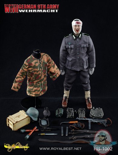 1/6 WW2 German 9th Army Wehrmacht " Johann Alber" Royal Best RB-1002