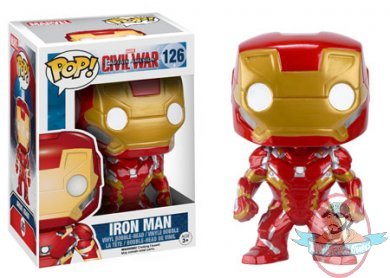 Pop! Marvel Captain America Civil War Iron Man #126 Vinyl Figure Funko