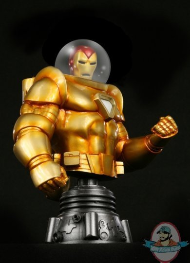 Iron Man Hydro Armor 8" Mini Bust By Bowen Designs