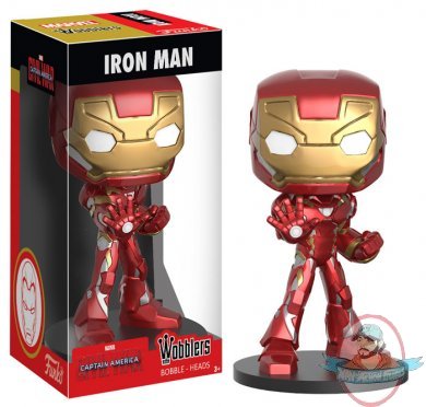 Marvel Civil War Iron Man Wacky Wobblers BobbleHead Funko 