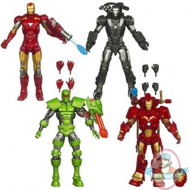 Iron Man 6-inch Marvel Legends Action Figures Wave 2 Set of 4 Hasbro Iron Man 6-inch Marvel Legends Action Figures Wave 2 Set of 4 Hasbro