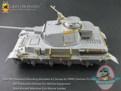 1/35 Universal Mounting Brackets & Clamps for WWII German Pz.Kpfw.IV 
