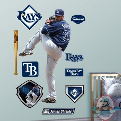 Fathead Fat head James Shields Tampa Bay Rays Fathead Fat head James Shields Tampa Bay Rays