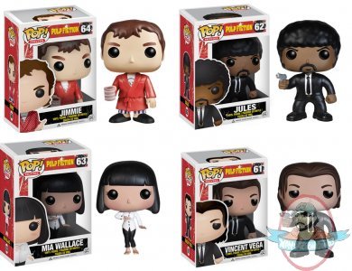 Pop! Movies Pulp Fiction Set of 4 Vinyl Figure by Funko