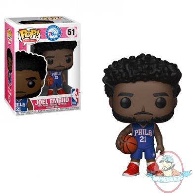 POP! NBA Joel Embiid Philadelphia 76ers #51 Vinyl Figure Funko
