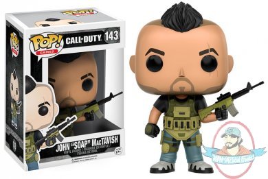 Pop! Games Call of Duty John Soap MacTavish  #143 Funko