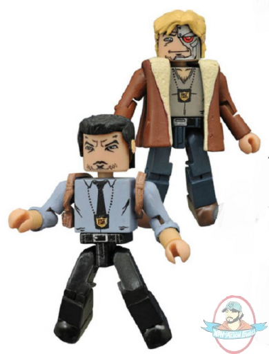 Indie Indy series 1 Minimates FDA Agent Tony Chu & Cyborg John Colby