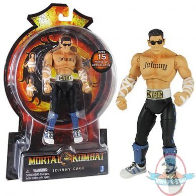 Mortal Kombat 9 6-Inch Johnny Cage Action Figure by Jazwares Mortal Kombat 9 6-Inch Johnny Cage Action Figure by Jazwares