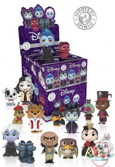 Mystery Minis Disney Villains Case of 12 Figures Funko