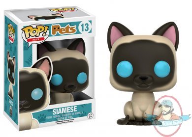Pop! Pets! Siamese Vinyl Figure #13 By Funko Pop! Pets! Siamese Vinyl Figure #13 By Funko