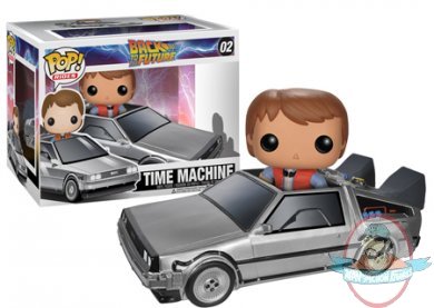 Pop! Rides Back To The Future Delorean Time Machine #02 Damaged Funko