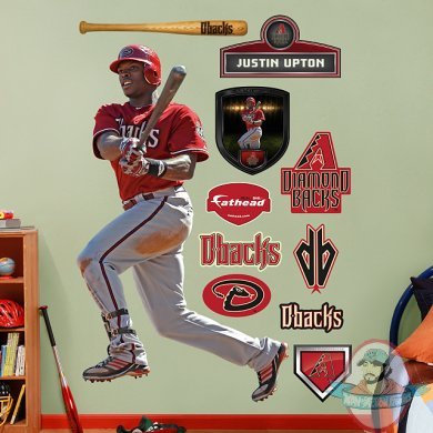 Fathead Fat head Justin Upton Arizona Diamondbacks Fathead Fat head Justin Upton Arizona Diamondbacks