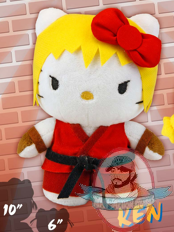 Street Fighter x Sanrio Hello Kitty 6" Mini Plush 2 Ken