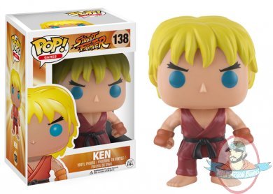 Pop! Games Street Fighter Ken #138 Vinyl Figure by Funko