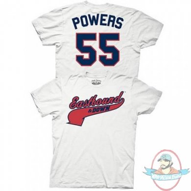 Eastbound & Down Powers 55 T-Shirt 100% Cotton XXL Eastbound & Down Powers 55 T-Shirt 100% Cotton XXL