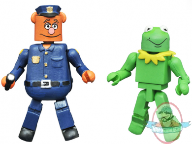 The Muppets Minimates Series 3 Kermit & Patrol Bear Fozzie Diamond The Muppets Minimates Series 3 Kermit & Patrol Bear Fozzie Diamond