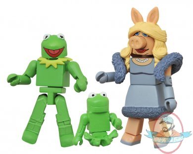Kermit with Miss Piggy Muppets Minimates 2 Pack by Diamond Select Kermit with Miss Piggy Muppets Minimates 2 Pack by Diamond Select