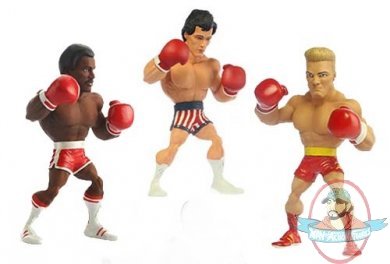 Comic Big Screen Superstars Rocky Figure Wave 2 Set of 3 Comic Big Screen Superstars Rocky Figure Wave 2 Set of 3