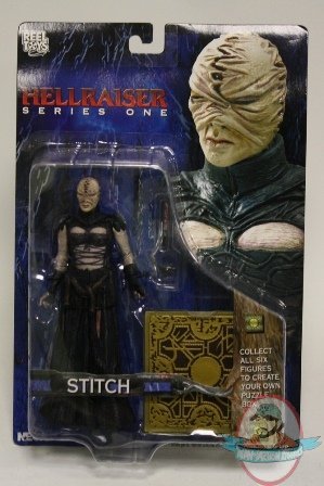 Hellraiser Series 1 Stitch Figure with Puzzle Box Piece Neca