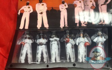 Nike Original Six Air Force One Set of 6 Figures Medicom Damaged Box