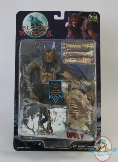 Stan Winston's Blood Wolves Wulv 7" Figure with Trading Card Neca