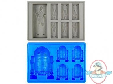 Star Wars Han Solo in Carbonite and R2-D2 Silicon IceTray Set Star Wars Han Solo in Carbonite and R2-D2 Silicon IceTray Set