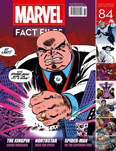 Marvel Fact Files #84 Kingpin Cover Eaglemoss Marvel Fact Files #84 Kingpin Cover Eaglemoss