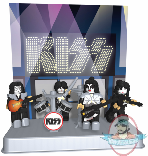 Kiss Buildable Figures Serie 1 Set of 4 Demon Starchild Spaceman Catma