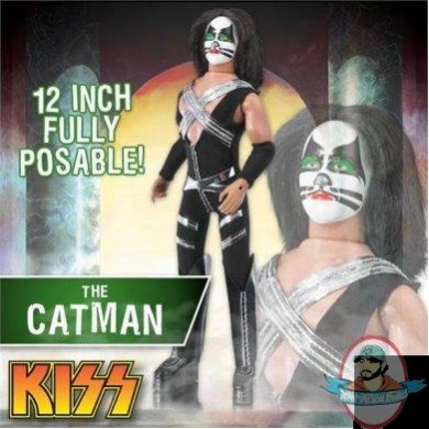 KISS 12 Inch Action Figures Series One The Catman Figures Toy Co.  