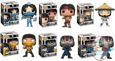Pop! Games Mortal Kombat Set of 6 Figures Funko
