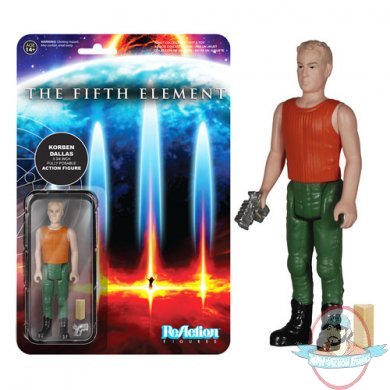 The Fifth Element Korben Dallas ReAction 3 3/4-Inch Retro Figure Funko