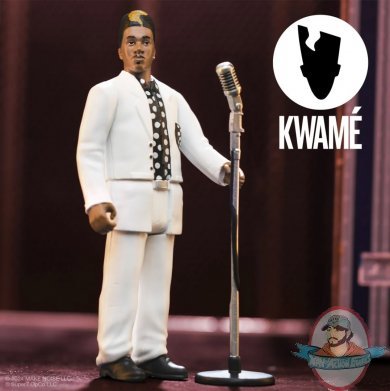 Kwamé White & Black Polka Dot ReAction Figure Super 7 