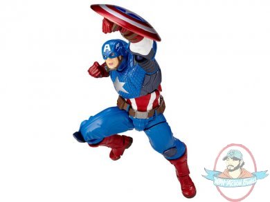 Marvel Amazing Yamaguchi Revoltech No.007 Captain America Kaiyodo