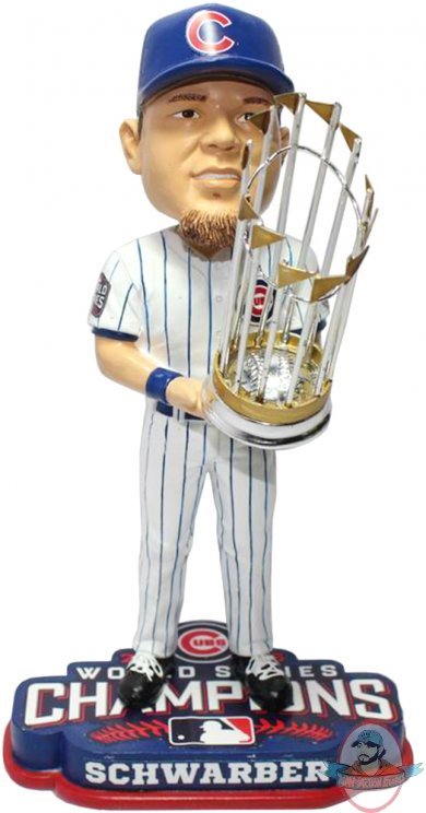 MLB Chicago Cubs Kyle Schwarber 2016 World Series Champion Bobblehead 
