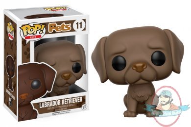 Pop! Pets! Labrador Retriever Chocolate Vinyl Figure #11 By Funko