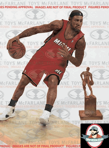 McFarlane NBA Serie 24 LeBron James Miami Heat Random Chase figure