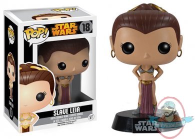 Pop! Star Wars Vaulted Slave Leia Reissue #18 Vinyl Figure by Funko