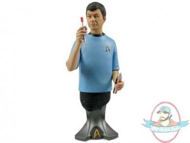 Star Trek Masterpiece Collection Dr. Leonard Bones McCoy 8" Maxi Bust