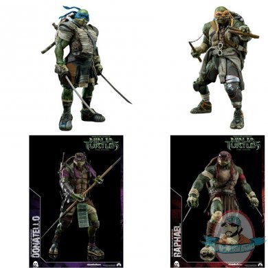 1/6 Scale Figure Teenage Mutant Ninja Turtles Set of 4 Threezero