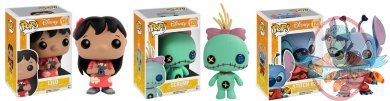 Pop! Disney Lilo & Stitch Set of 3 Vinyl Figures by Funko