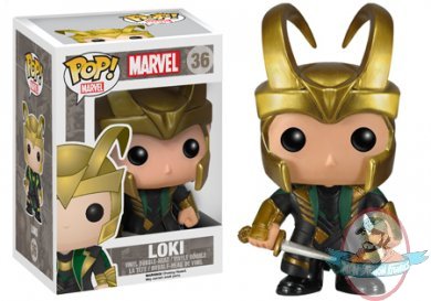 Thor 2 Movie Helmet Loki Pop! Vinyl Bobble Head by Funko Thor 2 Movie Helmet Loki Pop! Vinyl Bobble Head by Funko