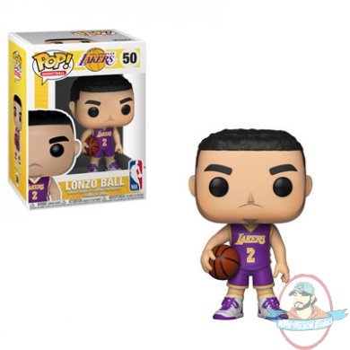 POP! NBA Lonzo Ball L.A Lakers #50 Vinyl Figure by Funko