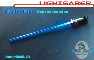 Nut Hobby 1/6 Scale LED Light up Master Luke Light Saber HN- ML-01