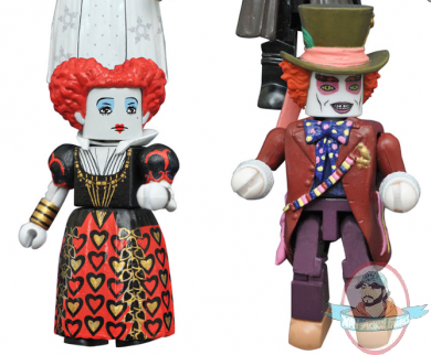 Alice Through Looking Glass Minimates Series 1 Mad Hatter & Red Queen Alice Through Looking Glass Minimates Series 1 Mad Hatter & Red Queen