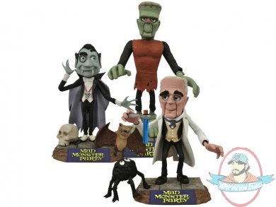Mad Monster Party Action Figure Series 01 Set of 3 by Diamond Select Mad Monster Party Action Figure Series 01 Set of 3 by Diamond Select