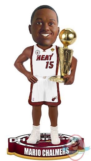 Mario Chalmers (Miami Heat) 2013 NBA Champ Trophy Bobble Head