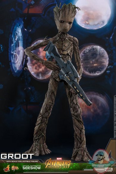 1/6 Avengers: Infinity War Groot MMS 475 Figure Hot Toys 903424 1/6 Avengers: Infinity War Groot MMS 475 Figure Hot Toys 903424