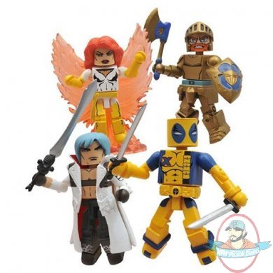 Marvel Vs. Capcom Minimates Box Set of 4 SDCC Exclusive Diamond Select Marvel Vs. Capcom Minimates Box Set of 4 SDCC Exclusive Diamond Select