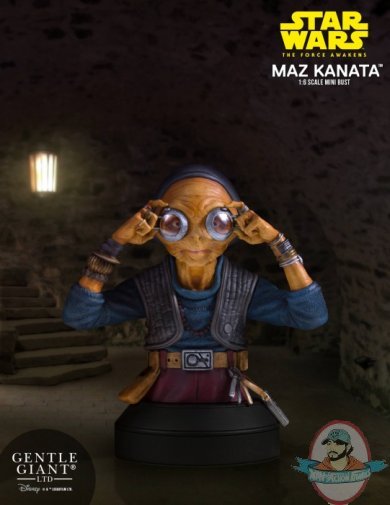 Star Wars Maz Kanata  Mini Bust by Gentle Giant